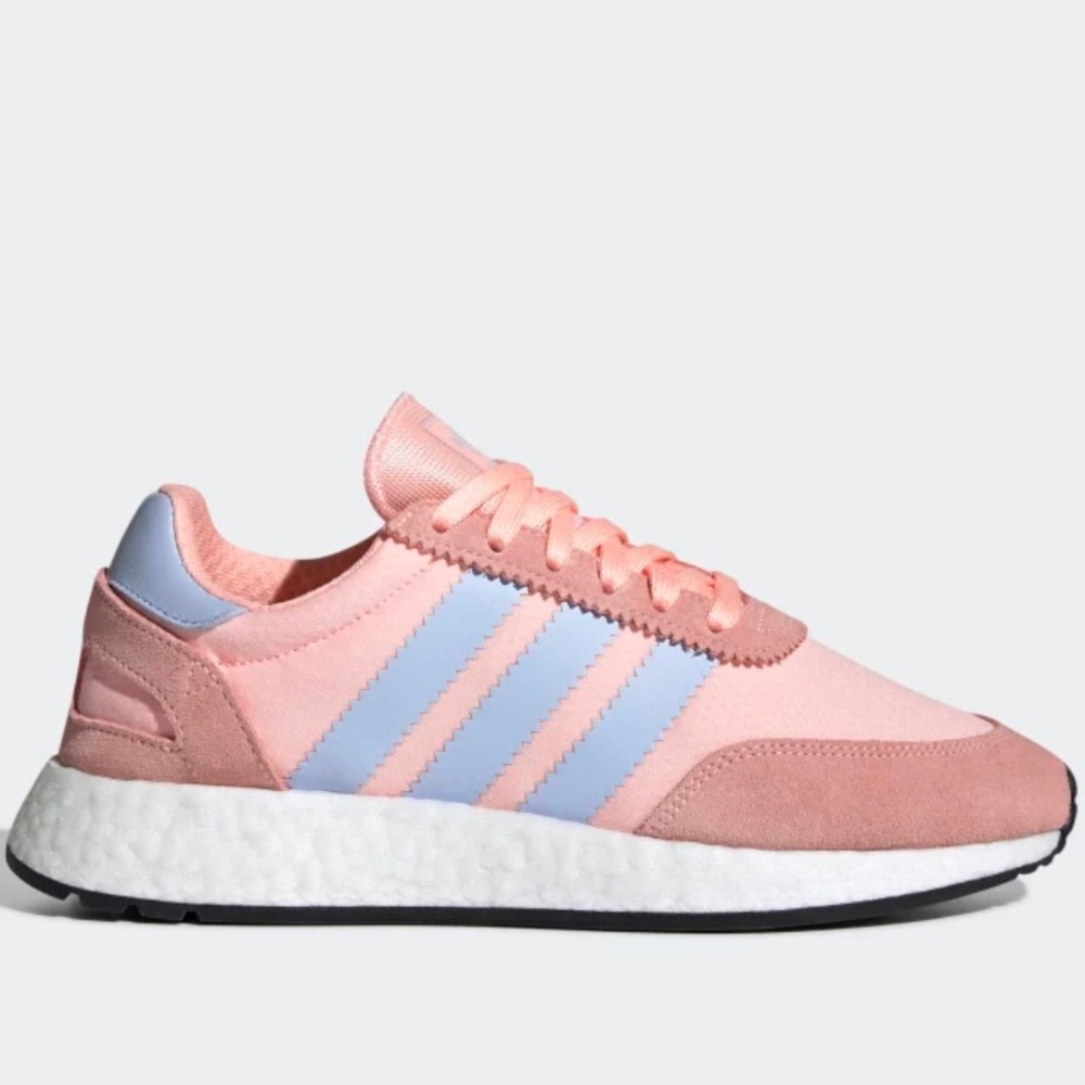 Women's adidas-Iniki Runner-CLEAR ORANGE PERIWINKLE- CG6025-Sz 8.5 - Picture 14 of 14